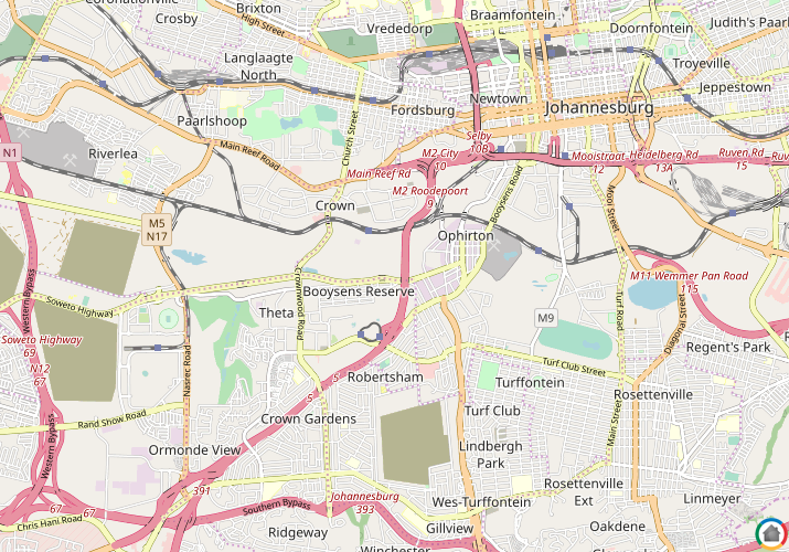 Map location of Framton